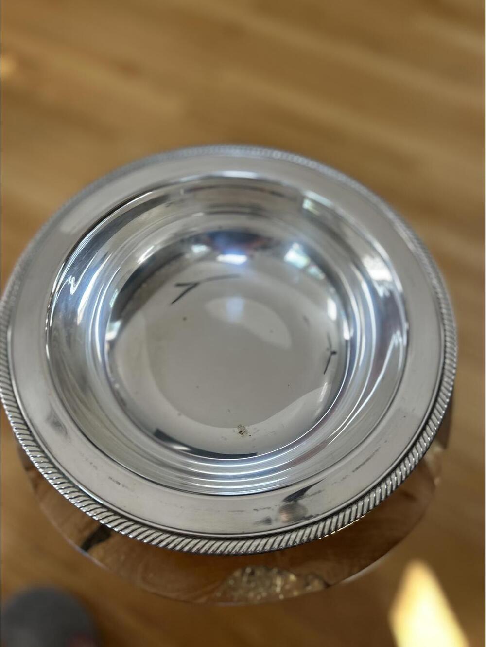 International Silver Co Vintage Silver-Plated footed bowl